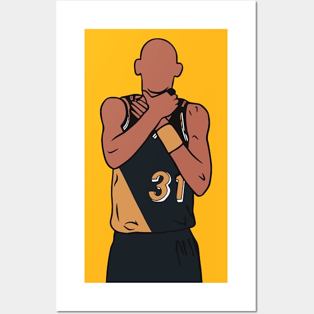 Reggie Miller Choke Wall Art by RansomBergnaum